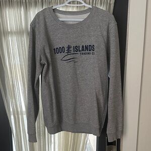 Gray Crewneck Sweater for Men